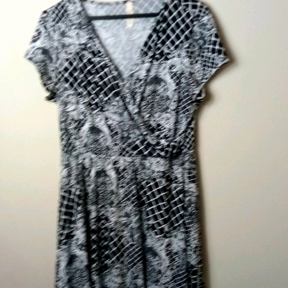 Destiny 101 3X Black White Victorian Dress Plus